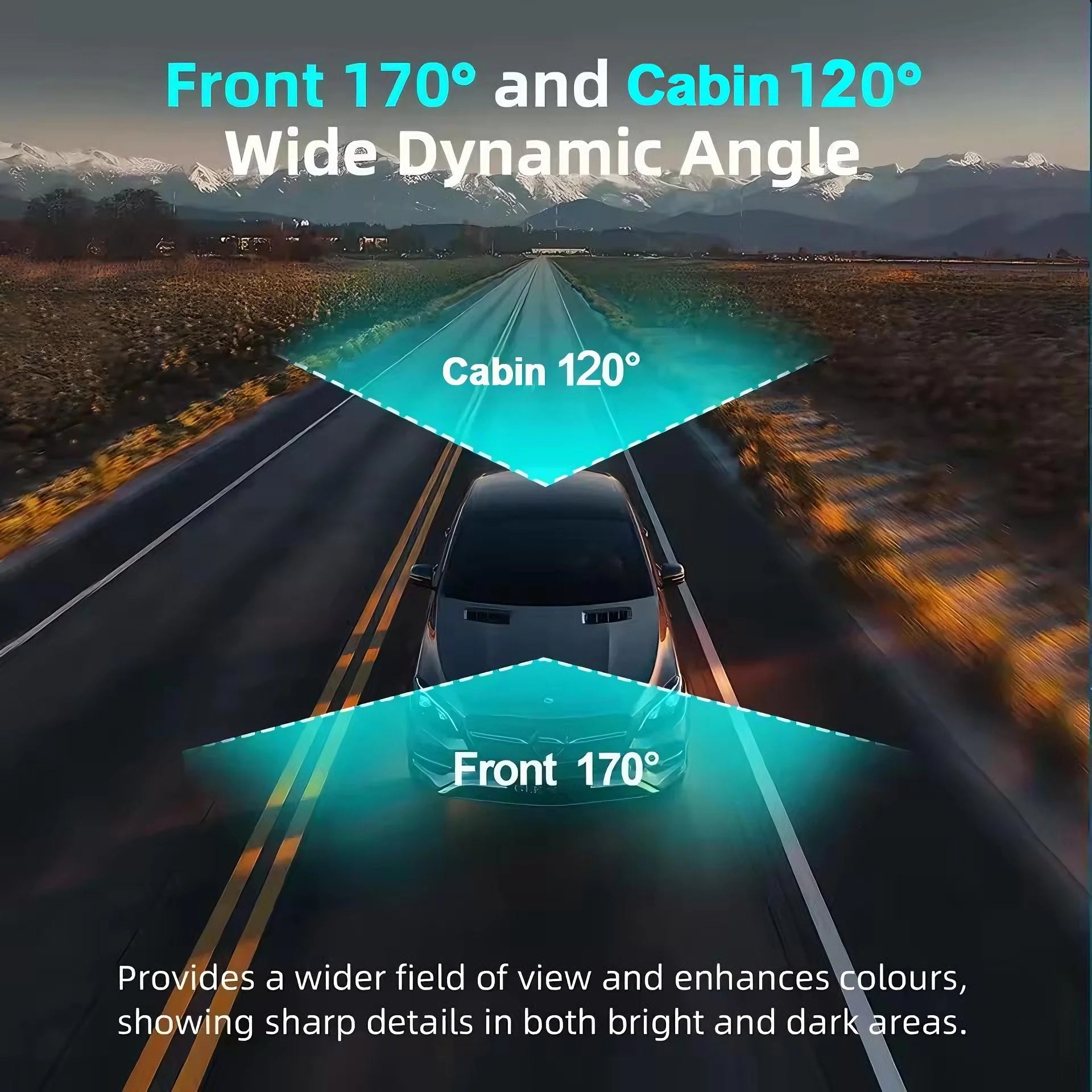 Dash Cam for cars 1080P Car DVR Video Recorder Dual car camera Front Inside View Camera Loop Recording WiFi Monitor Dashcam