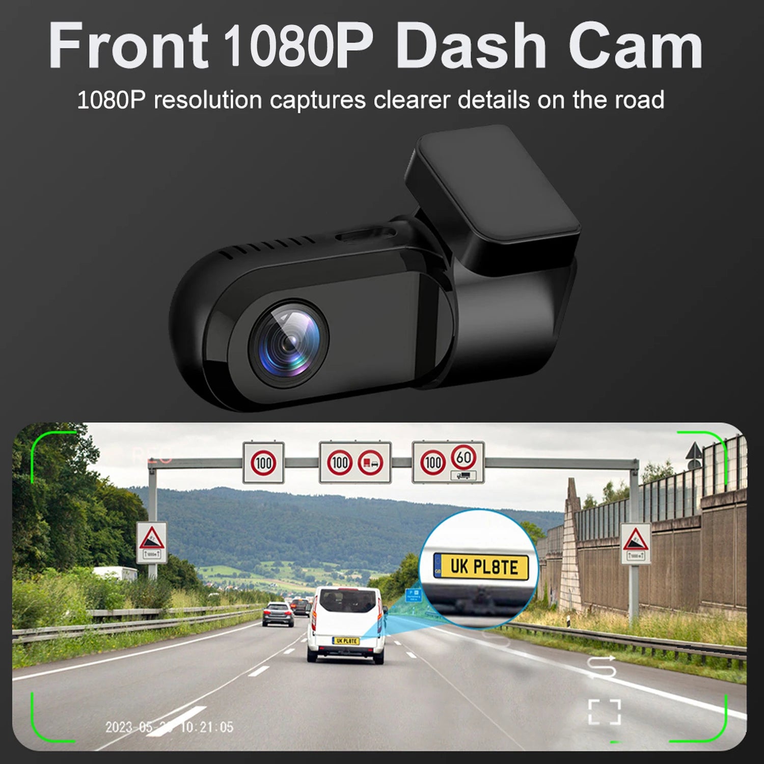 HD Mini Car DVR Dash Cam Front Car Camera with Night Vision 360° Rotation Video Recorder For Android ADAS LDWS Navigation Unit