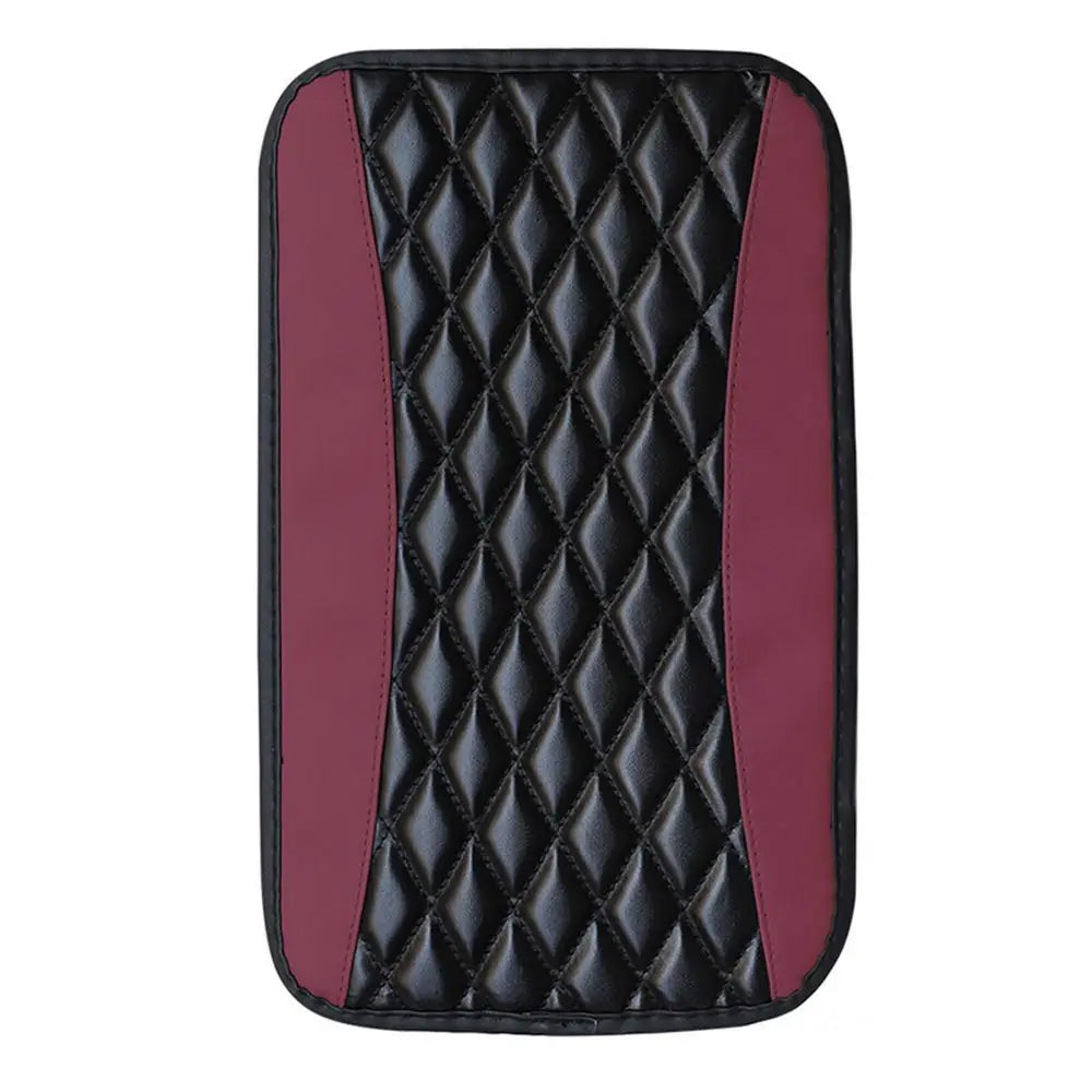 Car Accessories PU Leather Car Interior Non Slip Armrest Protector Arm Rest Protection Cushion Car Armrest Pad Console Box Mat