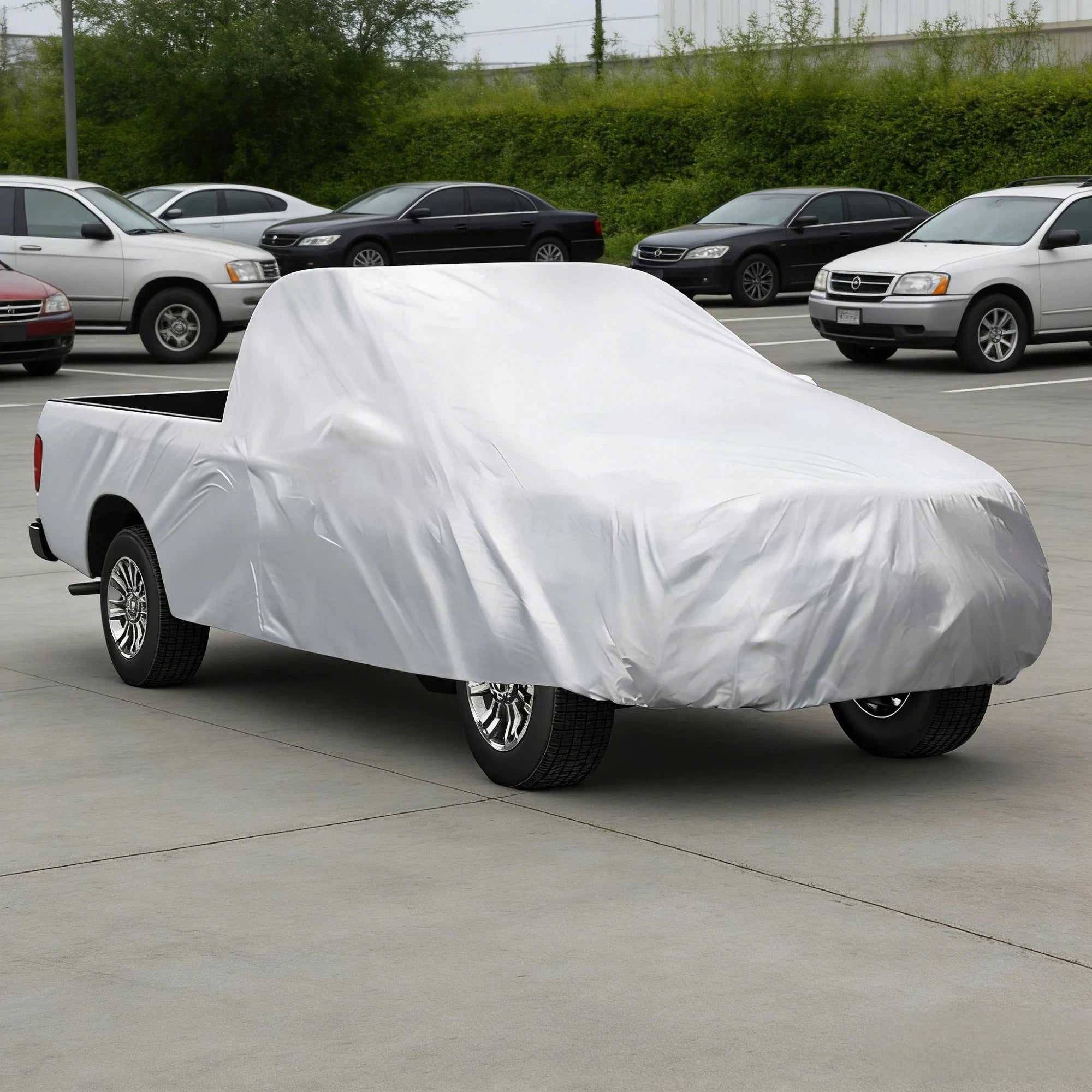 UXCELL 6.5M 6.8M Waterproof Stormproof Pickup Truck Cover All-Weather UV Dust Snow Protection Outdoor Indoor Protector