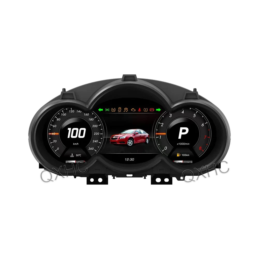 Car LCD Digital Cluster Virtual Cockpit SpeedMeter Dash Carplay For Chevrolet Cruze 2008-2015 Instrument Screen Panel Unit