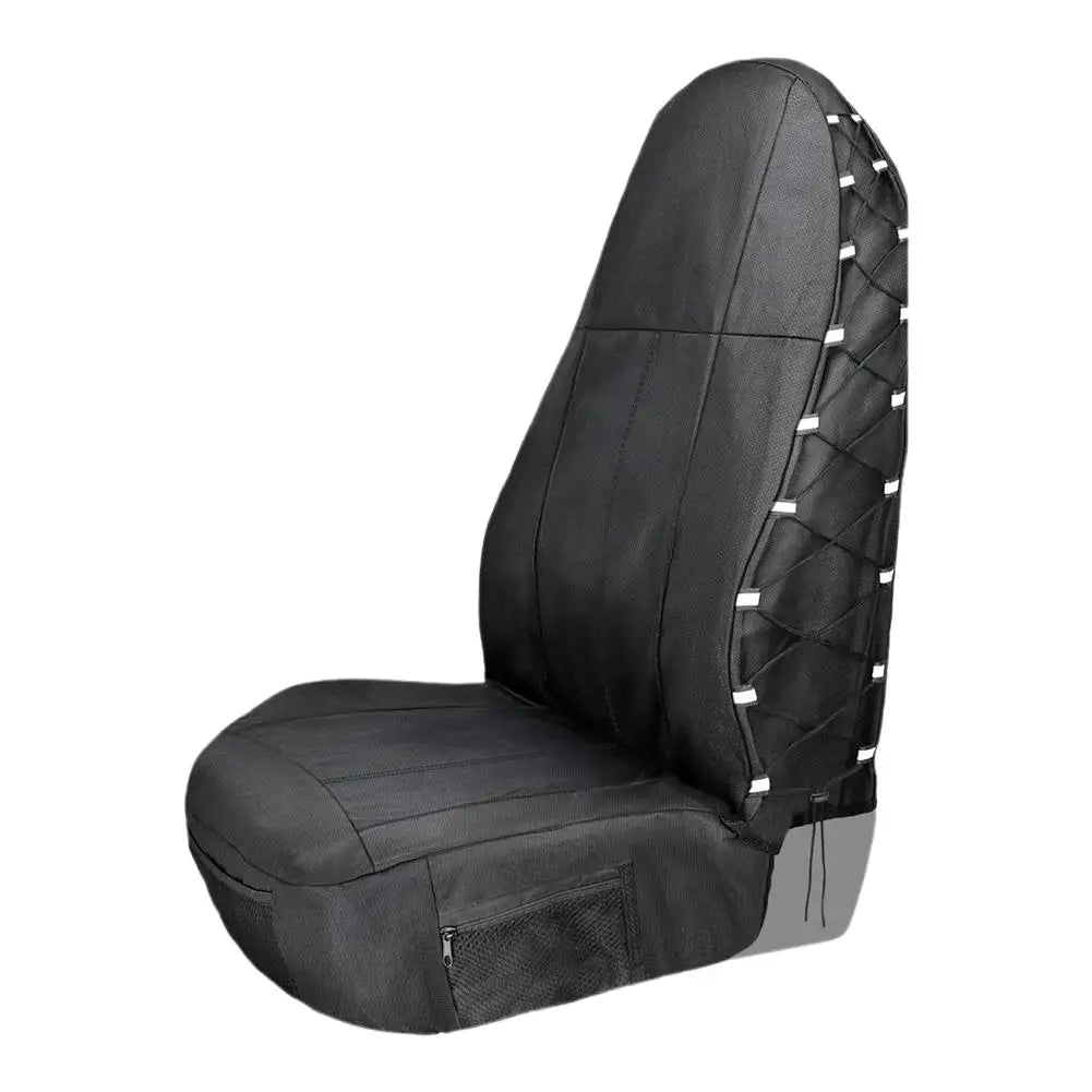 Waterproof Car Seat Cover Oxford Cloth Protector for Car Truck SUV Auto - Durable Seat Protector with Non-Slip Backing