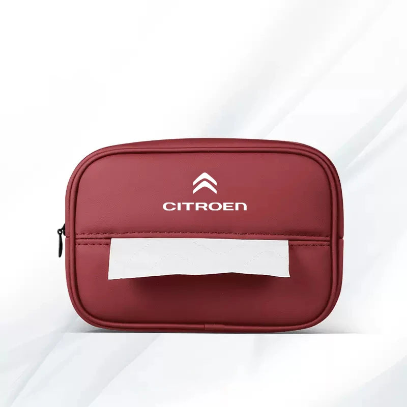 Car Interior Tissue Storage Box Auto Armrests Sunshades Seat Accessories For Citroen C1 DS3 C2 C3 Vts C4 Saxo C4L C5 C6 C8 Xsara