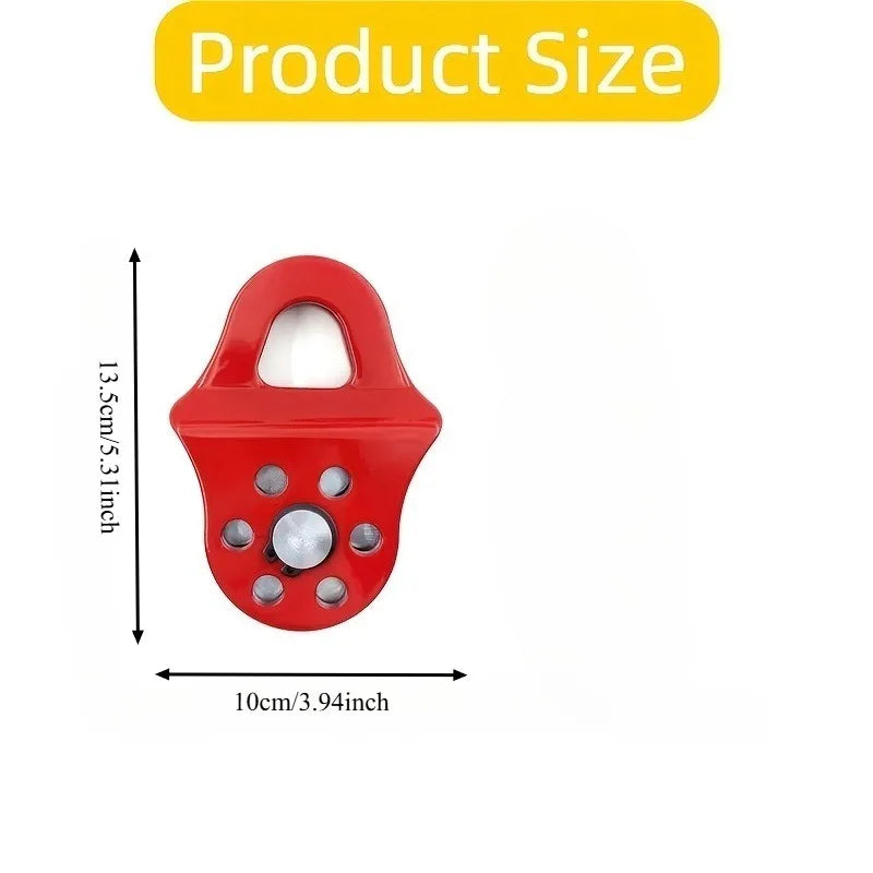 6T Heavy Duty Recovery Winch Snatch Block Towing Pulley Block Offroad Recovery Accessory for Truck Tractor UTV ATV