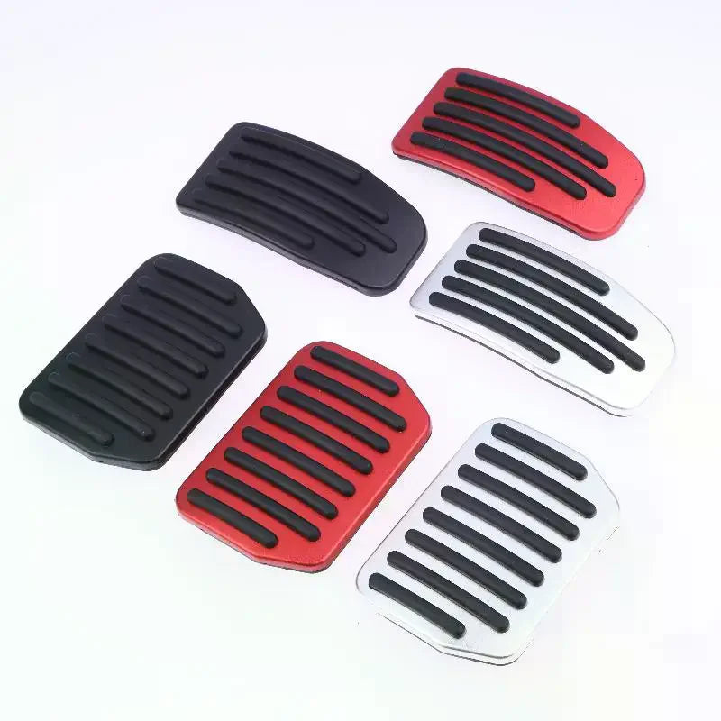 Car Foot Pedal Pads Cover Non-slip Accelerator Brake Rest Performance Metal Mats Vehicle Accessories For Model 3 Y