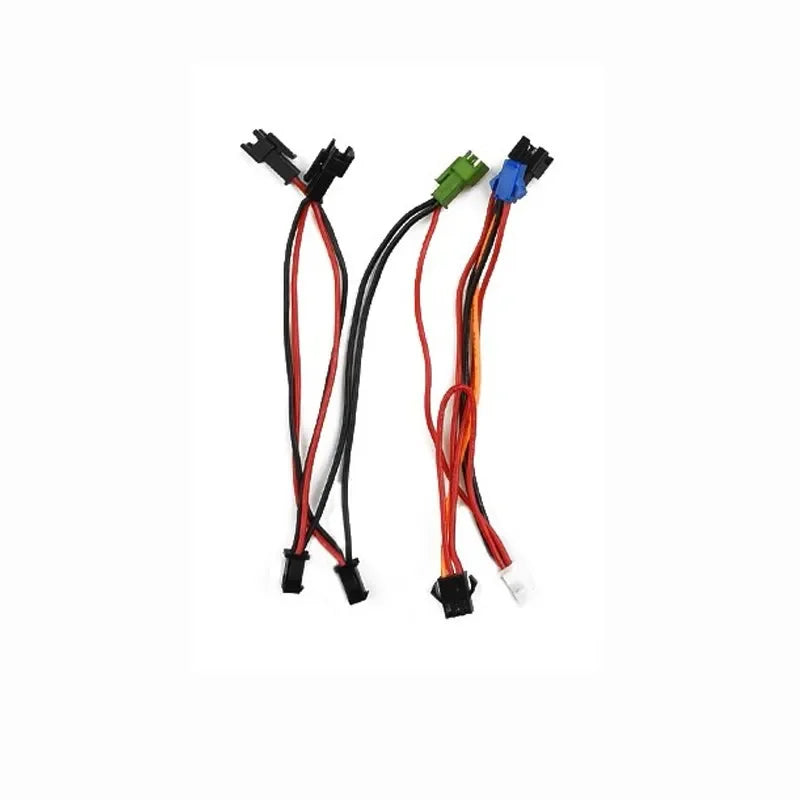 Cable de luz trasera para bicicleta eléctrica (24/36/48 V/60 V), cable de goma resistente para faros delanteros y traseros de bicicleta eléctrica (24-60 V).