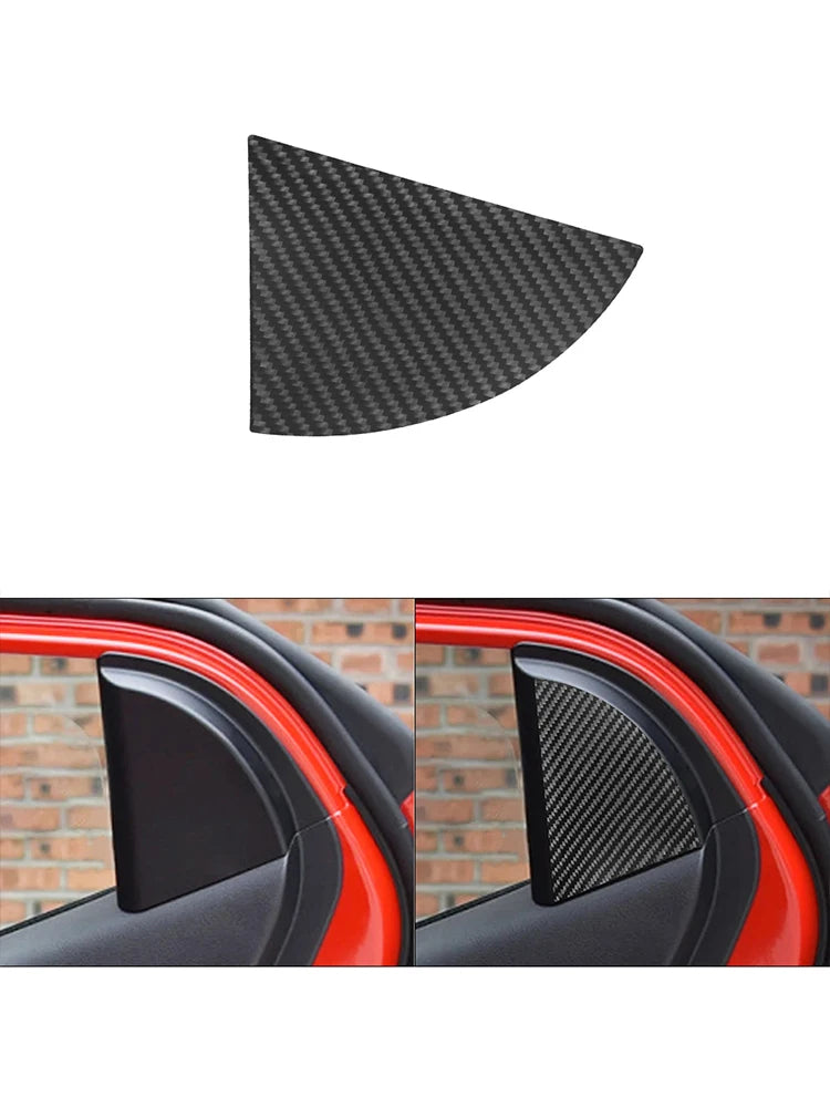 Car Carbon Fiber Interior Mouldings Decorative Stickers For Hyundai Veloster 2019 2020 2021 2022 Cover Trim Accessories