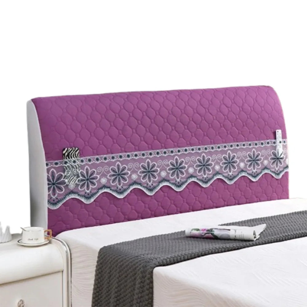 Elastic Anti-Collision Bed Head Cover Detachable All-inclusive Headboard Cover Thickened Luxury Soft Bedside Dust Cover