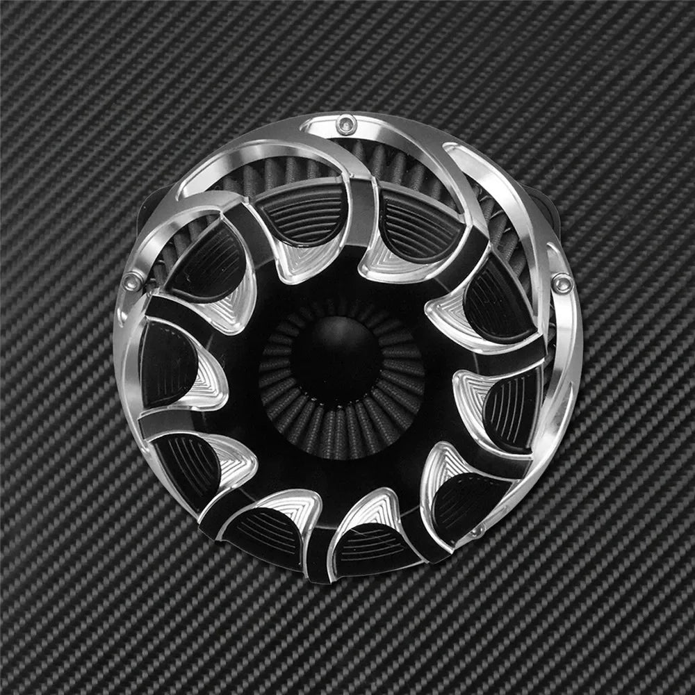 Motorcycle Air Filter Cleaner Intake Filter Grey Element For Harley Sportster XL Dyna Touring Street Electra Road Glide Softail