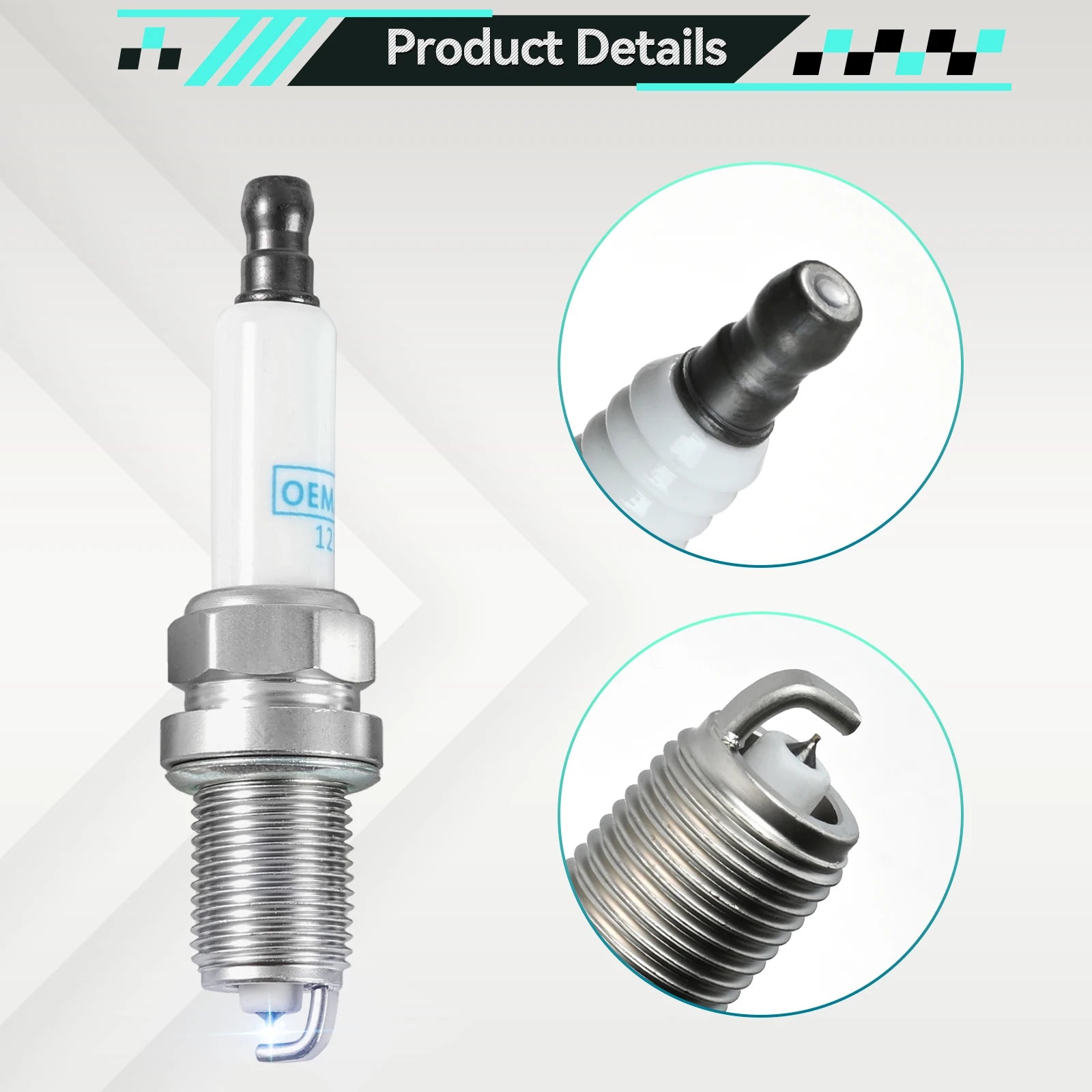4Pcs OEMASSIVE 55576026 Iridium Spark Plugs （1.4L L4）For Chevrolet Trax Sonic Cruze 2011-2015 Opel ASTRA CORSA INSIGNIA Vauxhall