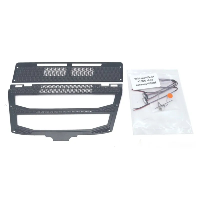 Upgrade Accessories Intake Cover LED For 1/14 DIY TAMIYA 56362 RC Recovery Truck Models Radio Control Timber Lorry 56360 56365