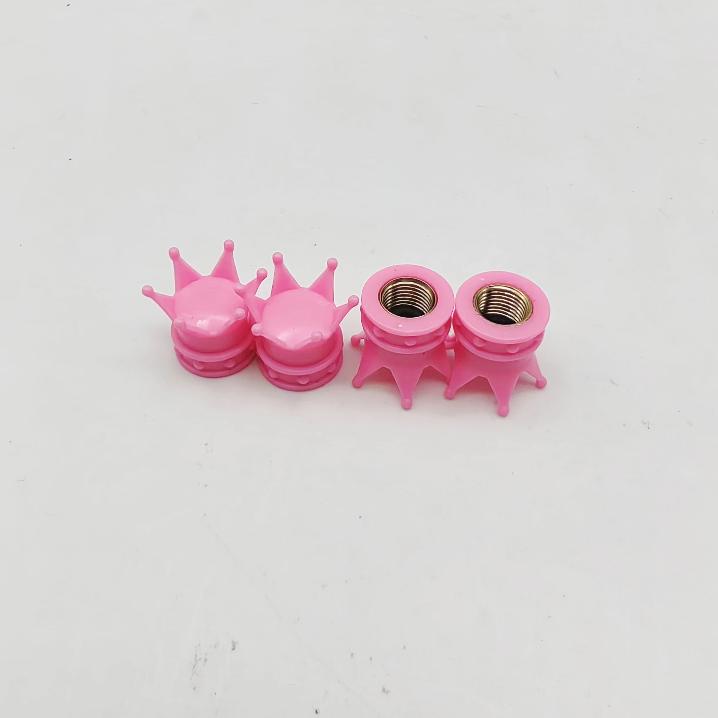 4pcs Aluminum Or Plastic Car Motorcycle Bike Truck Wheel Tire Valve Dustproof Valve-cap Cover Rim Valve Stem Cap Tornasol color