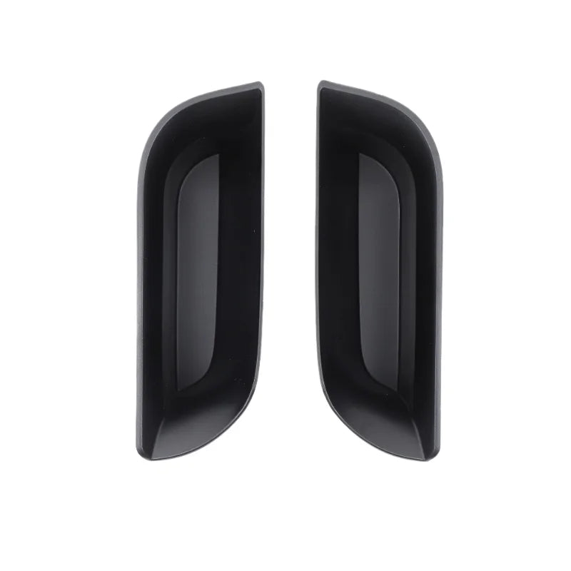 For Seat Leon 1P 2008-2012 ABS Black Car Front Door Handrail Sort Out Storage Box Interior Car Accessories
