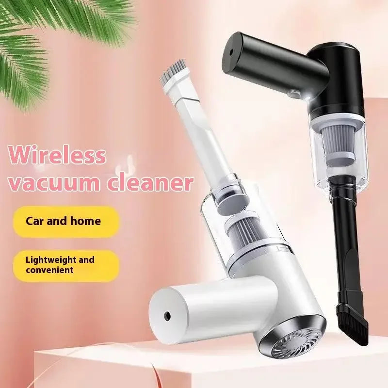 Car Mounted Vacuum Cleaner, Wireless Home and Car Dual-purpose Dry and Wet Vacuum Cleaner, High-power Portable Handheld