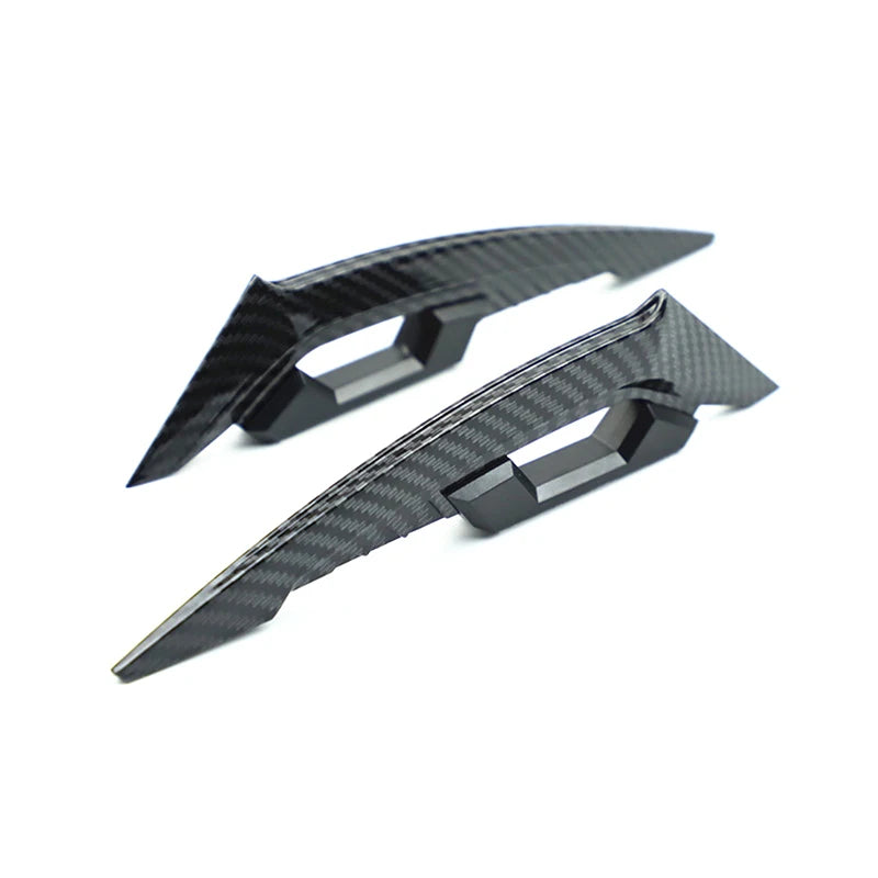 Motorcycle Decoration Accessories with Aerodynamic Winglets, Front Side Spoiler Wing Pair
