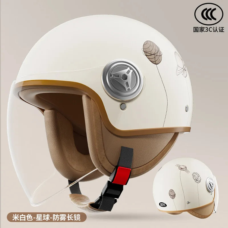 Motorcycle Helmet Unisex Scooter Motos Helmets Casco Capacete  Men and Women Capacetes De Moto