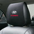Car Seat Headrest Cover Neck HeadRest Pillowcase Auto Accessory For Hyundai Tucson Solaris I30 Creta Ix35 I40 IX20 IX45 Veloster