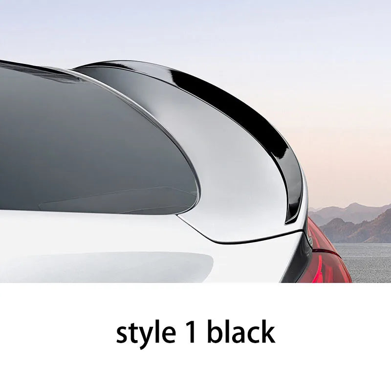 CAR Accessories FIT For Audi A5 B10 2025 2026 4-door sedan black carbon fibre Rear Door Tail Trunk Spoiler Wing Lip