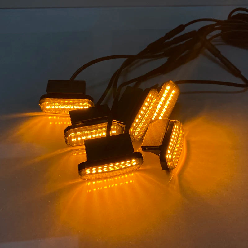 For car pickup truck off-road vehicle 18 LED Front Grille Light Car Daytime Running Light ﻿98% of vehicle models are applicable
