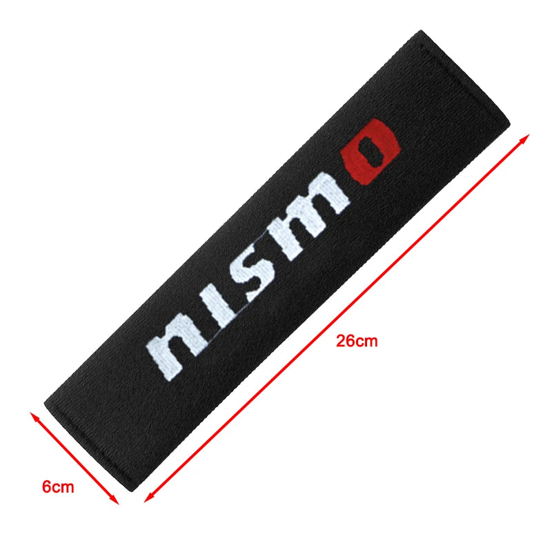 Car Interior Accessories Auto Seat Belt Cover Shoulder Pads for Nismo Nissan Juke Tiida Teana GTR 350Z 370Z 240SX Fairlady