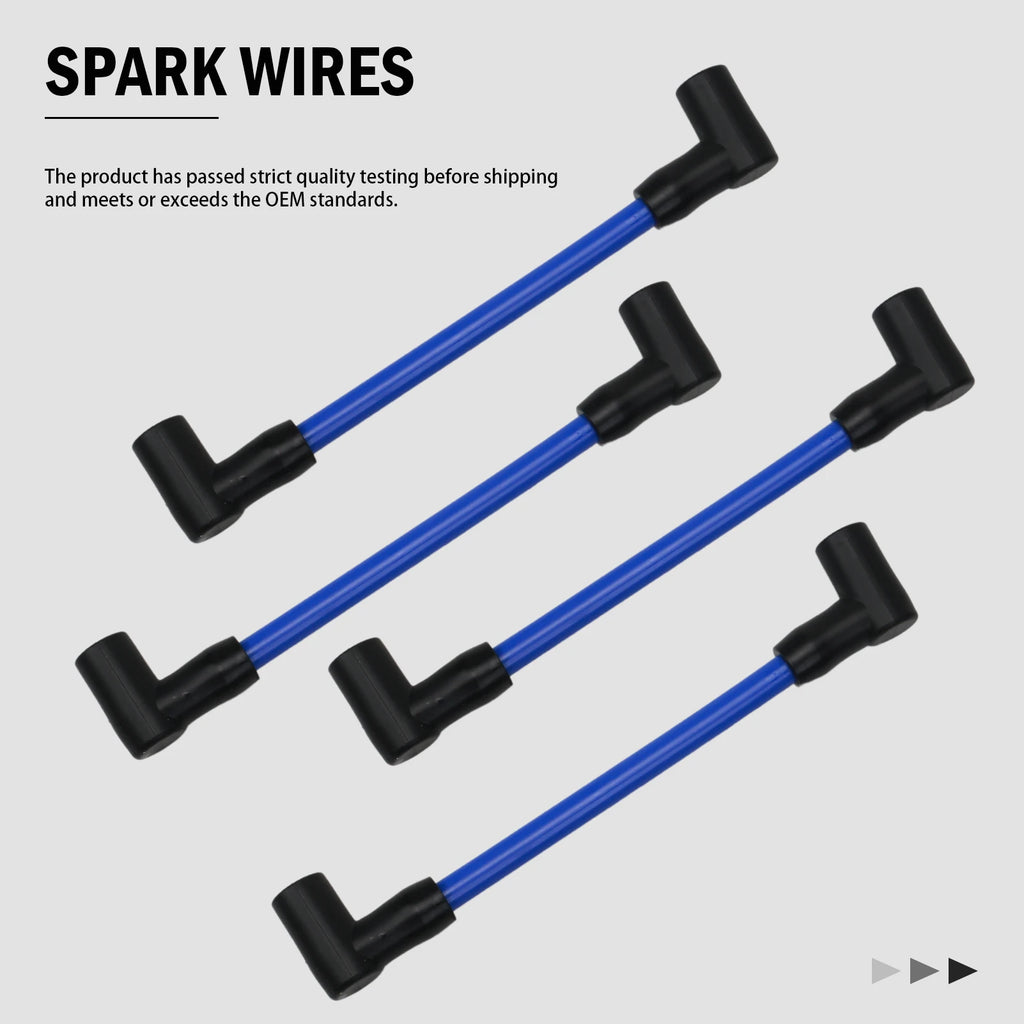 2/4/6 PCS 6" Marine Spark Plug Wire For Johnson Evinrude Outboard 18-8816-1 582365 Spark Plug Lead Assembly