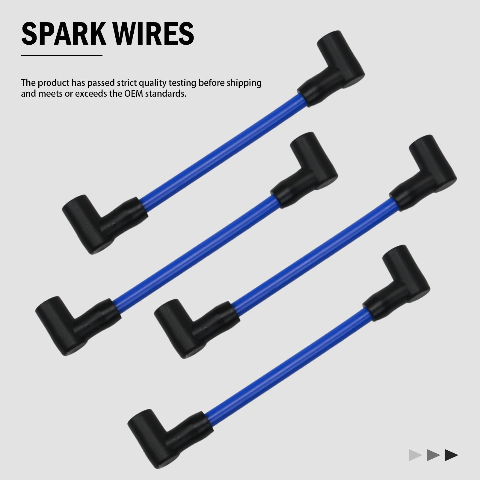 2/4/6 PCS 6" Marine Spark Plug Wire For Johnson Evinrude Outboard 18-8816-1 582365 Spark Plug Lead Assembly