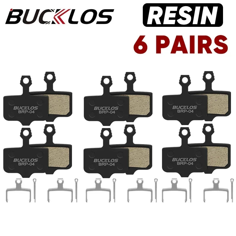 BUCKLOS Resin Disc Brake Pad For SRAM AVID Wear-resistant Hydraulic Brake Pads MTB Brake Pads for DB3 DB5 ELIXIR Cycling Parts