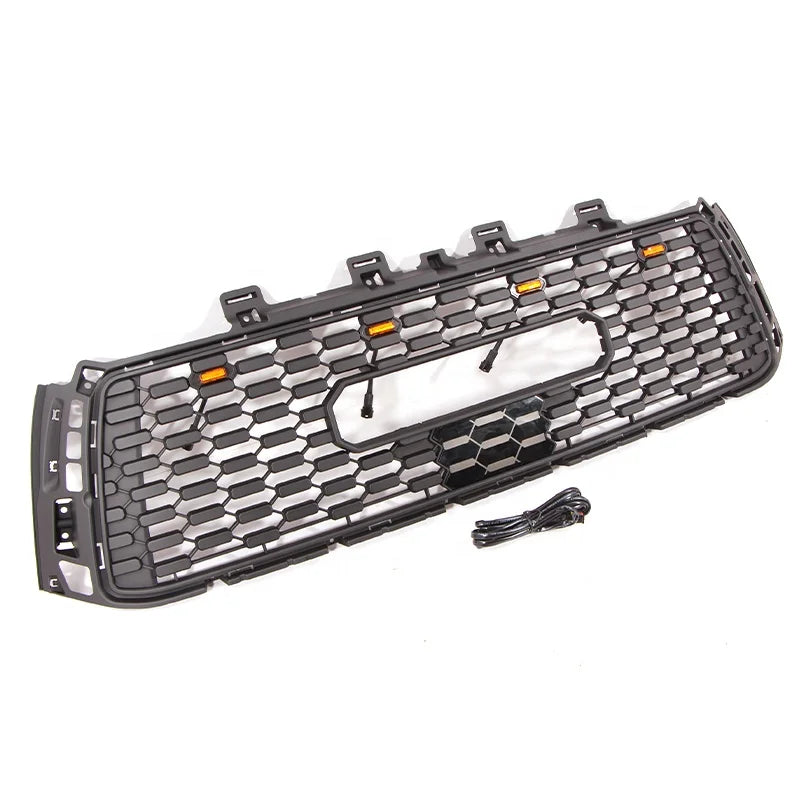 Pickup Truck Accessories Abs Plastic Insert Front Car Grille Radiator Grill Bumper Parrilla Fit For Trundra 2010-2013