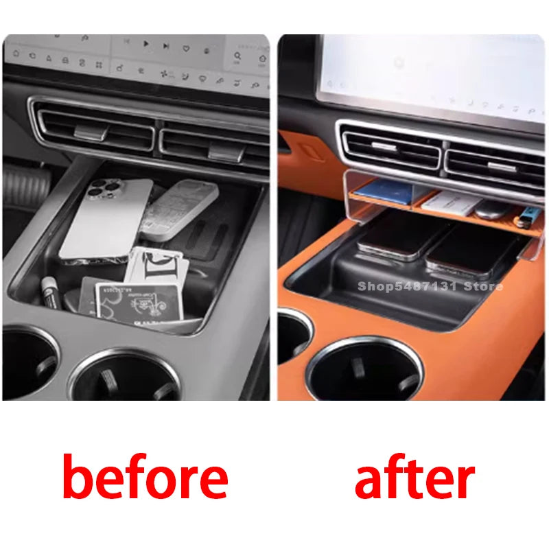 Car Center Console Dashboard Under Storage Box for Li Xiang L6 L7 L8 L9 Interior Accessories 2024 2025 for Left Hand Drive