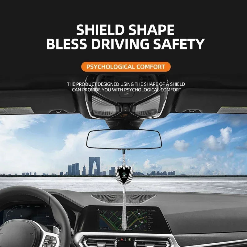 Auto Rearview Pendants Car Interior Accessories For Skoda Octavia MK2 MK1 2 3 A5 A7 A8 Fabia Karoq Superb Rapid Kamiq Scala