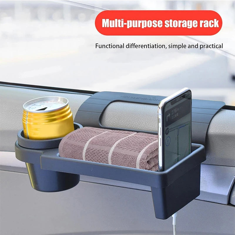 Car Side Door Storage Box Multifunctional Car Organizer Box with Phone Slot Cup Holder Hanging Storage Rack Auto Accessories