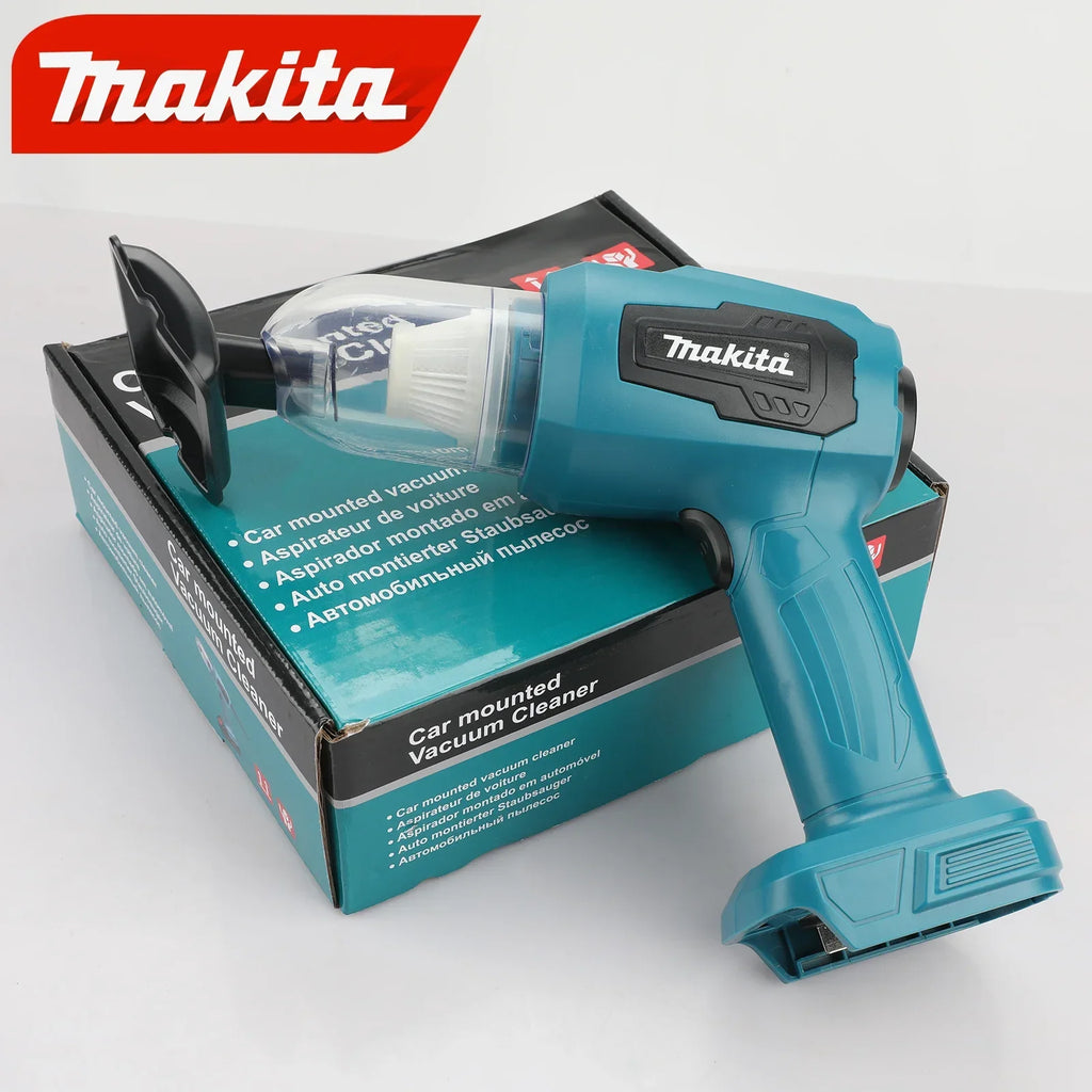 Makita Wireless - Charged Car Vacuum: Strong Suction for Cars & Households, Handheld Dual - Function (Blow/Suck)