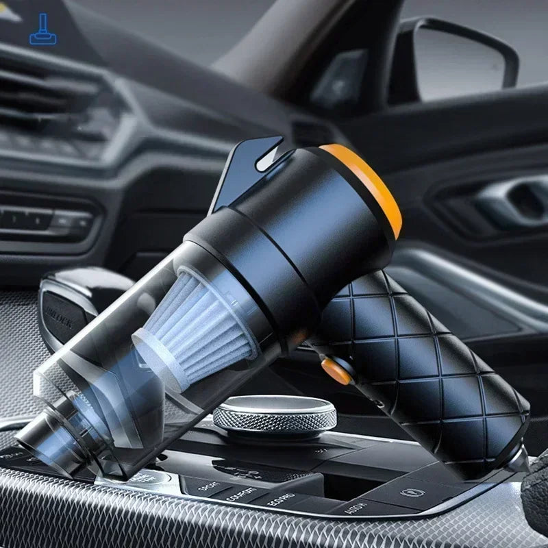 990000PA Car Vacuum Cleaner Wireless Handheld High Power Rechargeable Strong Suction Blowing Vacuum Cleaner Car Home Dual-Use