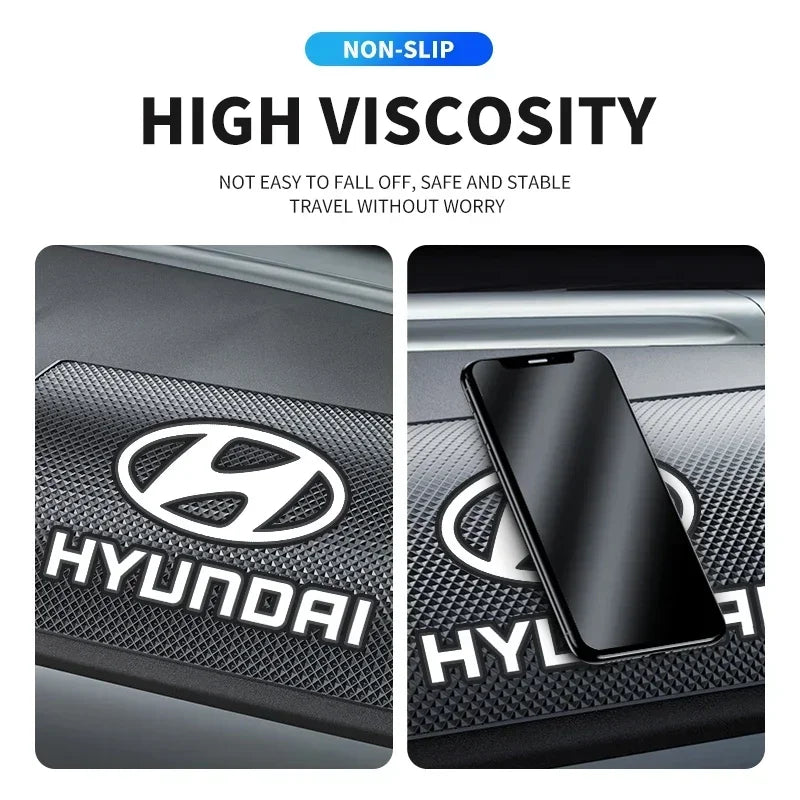 Car Interior Accessories Anti-Slip Mat Auto Non-Slip Pads For Hyundai Tucson Accent Elantra Santa fe I20 I30 I40 ix25 ix35