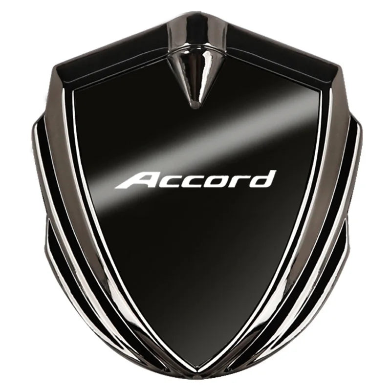 For Accord 8th gen 9th gen 10th gen 7th gen 11th gen 2009 2023 2024 Accessories Car Body Metal Shield 3D Emblem Sticker Badge