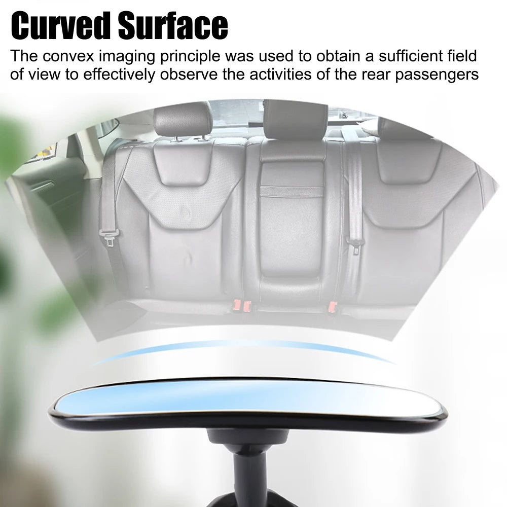 Car Interior Baby Safety Mirror With Clip Rear View Mirrors Makeup Mirror Seat Back Clamp Auto Ornament Automotive Accessories