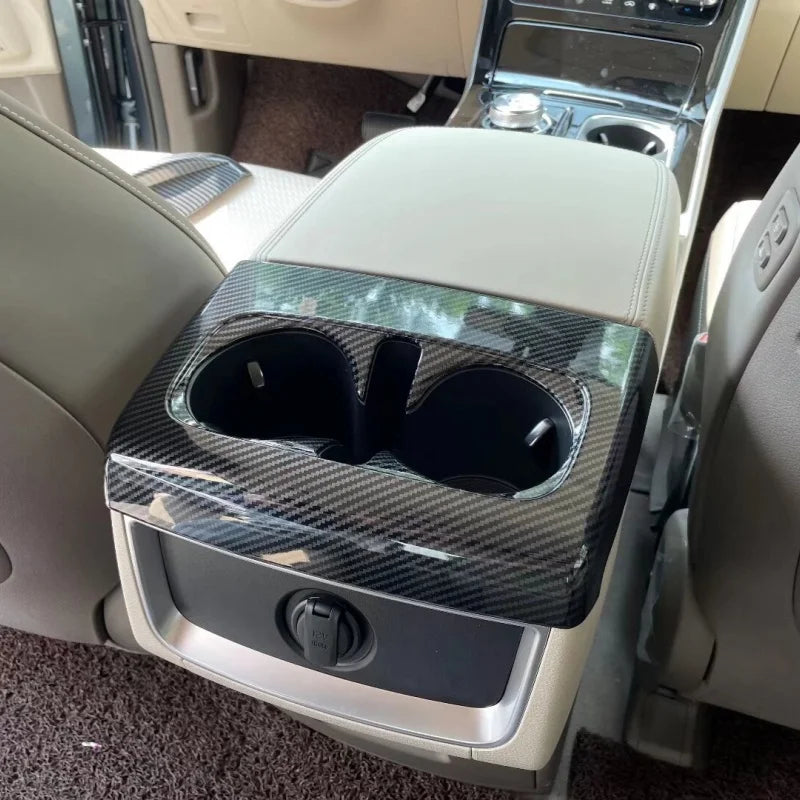 LHD! RHD! For Kia Carnival KA4 2021 2022 2023 2024 Car Accessories ABS Plastic Rear Armrest Air Vent Outlet Cover 2pcs