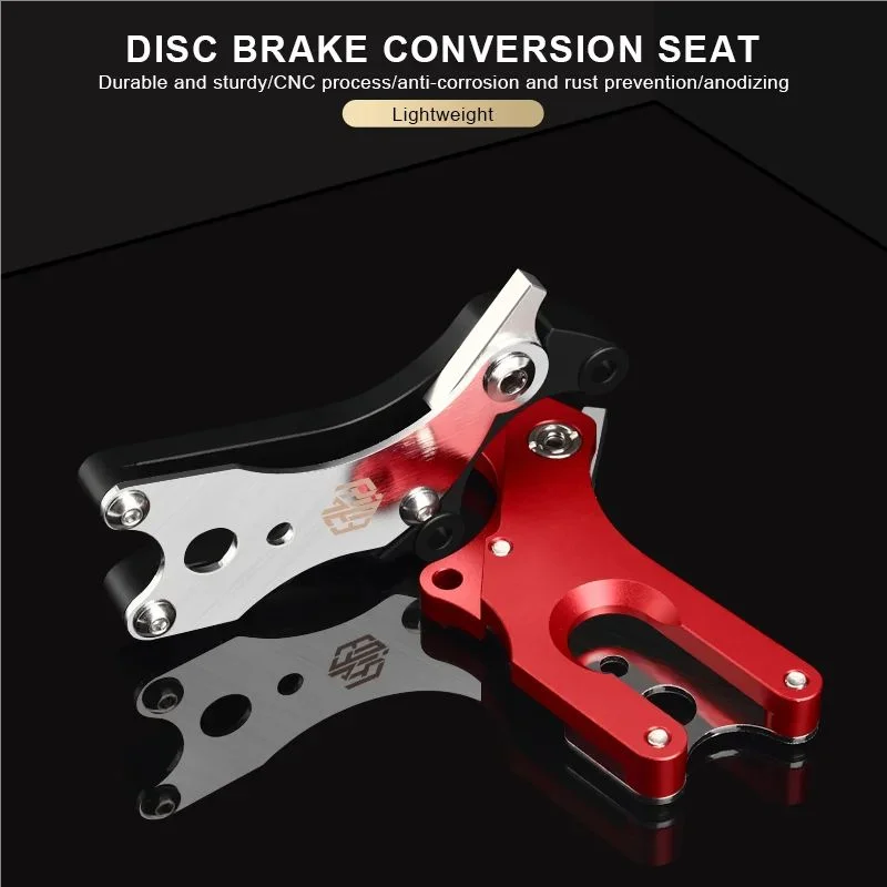 RIDERACE Bike Disc Brake Adapter Bicycle Rear Wheel Heavy Duty Conversion AccessoriesMTB Frame V Brake Mounting Converter