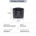 Car Key Holder Clip Car Interior Storage Box Dashboard Organizer Adhesive Mount for Card Key Rack Universal Car Accessories