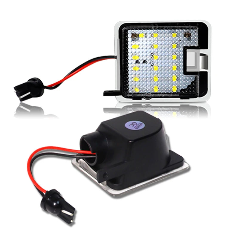 LED Under Side Mirror Puddle Light For Ford Focus 3 Escape 3 Mondeo 4 5 Kuga 1 2 Galaxy 2 C Max S Max Car Courtesy Lamps