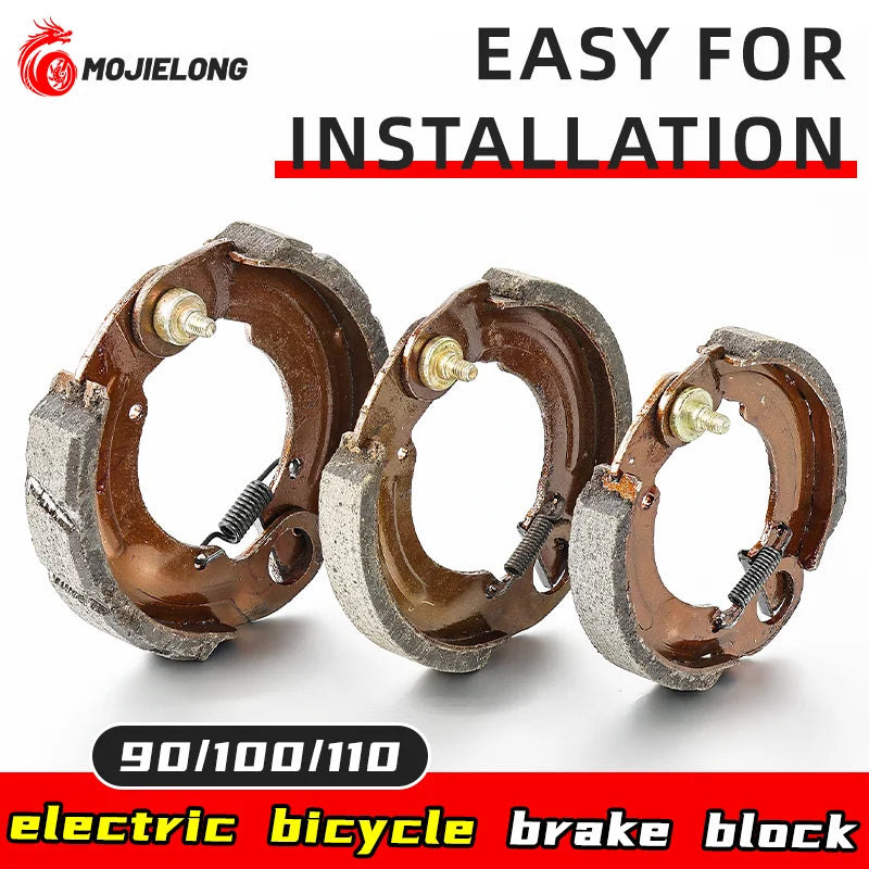 Disc brake pads, anti-oxidation, 90, 100, 110 type pedal bikes, electric bicycles, drum brake pads, brake shoe pads