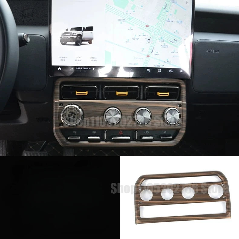 for Chery iCAR V23 2025 2026 Interior Accessories Control Overlays Cover Trim Door Handle Gear Shift Panel Steering Wheel