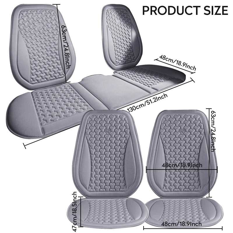 Universal Car Seat Covers Convex Design 3D Breathable Seat Covers Durable Car Seat Cushion Sweatproof Car Interior Accessories