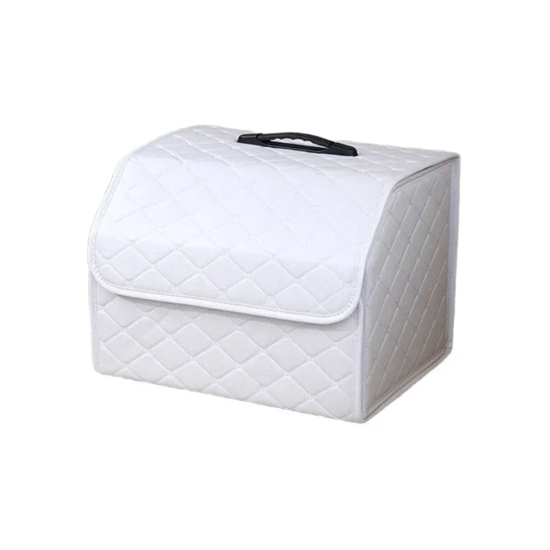 Car Trunk Storage Organizer (Foldable Design) – Compact Cargo Box for Keeping Your Vehicle Interior Organized and Clutter-Free