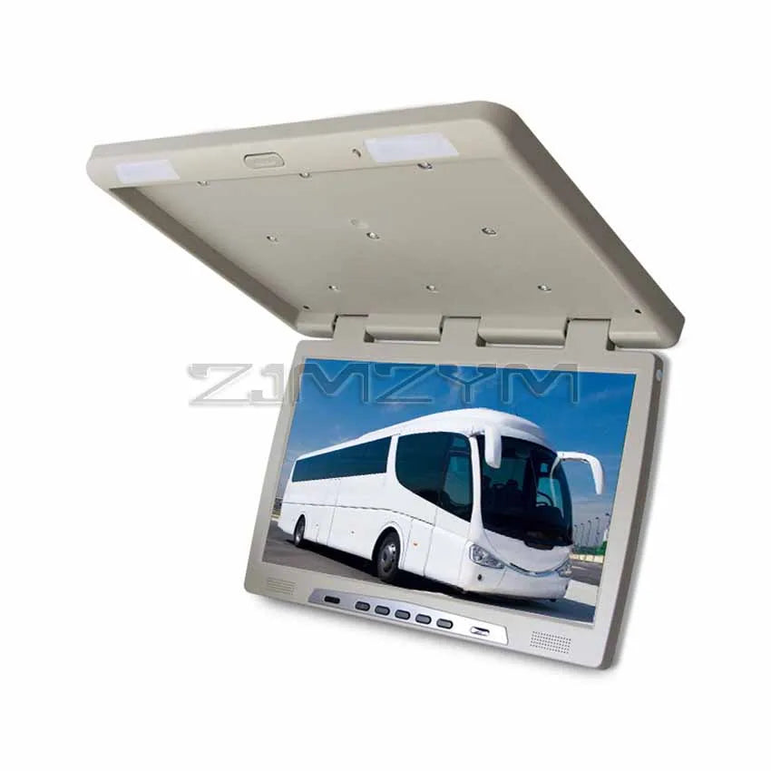19 Inch Pantalla Coche Android Auto Car Roof HD Monitor Ceiling TV Multimedia Video Player With Bluetooth WiFi USB FM 2+32GB
