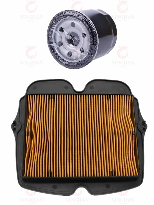 Motorcycle Air Filter Oil Filter For HONDA VFR1200 VFR1200F 2010-2012 VFR1200X Crosstourer Highland 2012-2018 Intake Cleaner