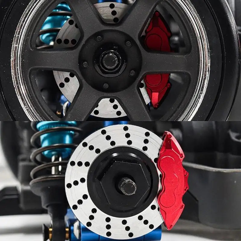 Traxxas 1/10 4-Tec Drift Car Brake Discs Set 8352+8367 - High-Performance Front/Rear Alloy Discs for Smooth Drifting