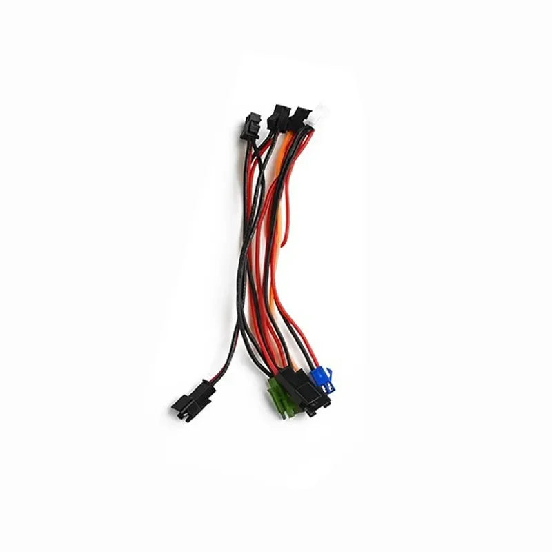 Cable de luz trasera para bicicleta eléctrica (24/36/48 V/60 V), cable de goma resistente para faros delanteros y traseros de bicicleta eléctrica (24-60 V).