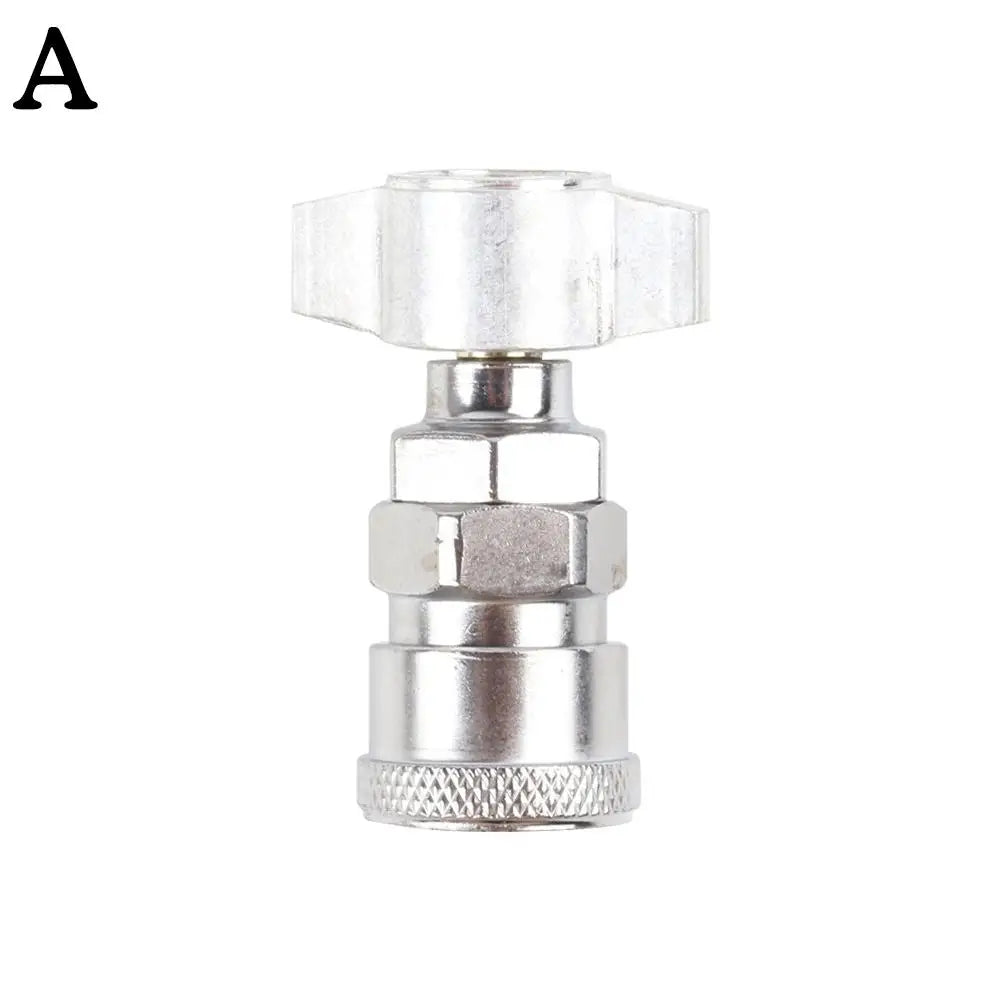 Conector para tanque de aire de pistola de polvo para camión, codo de conexión recto, conector integrado, junta para tanque de gas, accesorios para autocaravanas