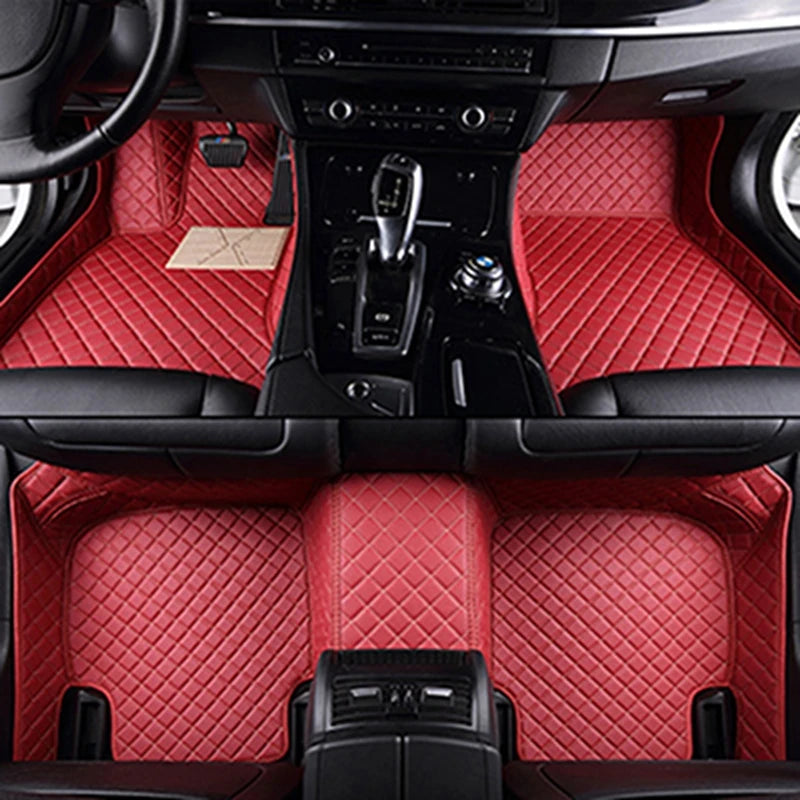 Car Floor Mats For Mazda Cx-5 2012 20132014 2015 2016 2017 2018 Flash Mat Leather Custom Foot Pads Automobile Carpet Car Covers